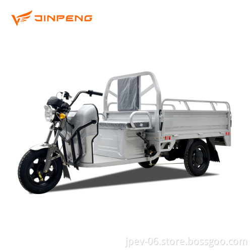 JINPENG Low Price electric tricycle tuk tuk with big cargo box